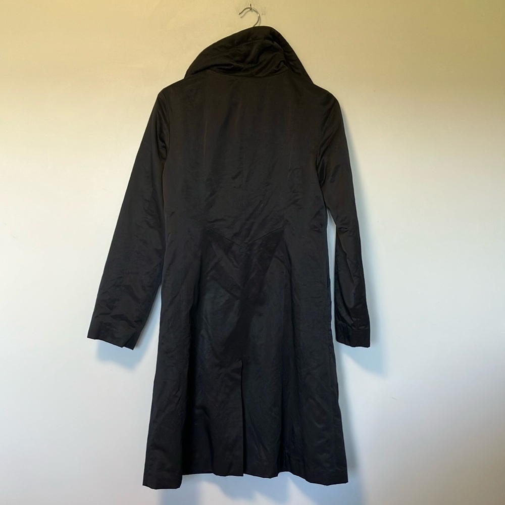 Eileen Fisher Black Long Jacket Coat - Picture 6 of 6